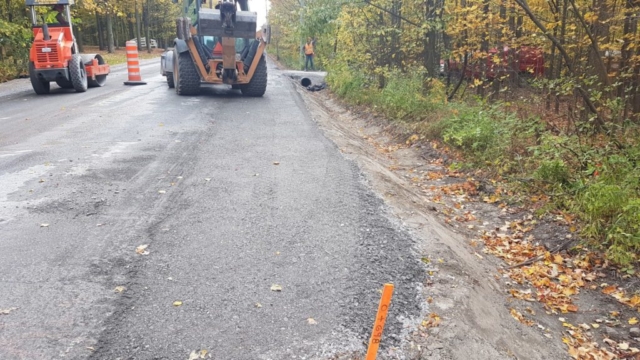 Réfection de rang St Urbain Premier